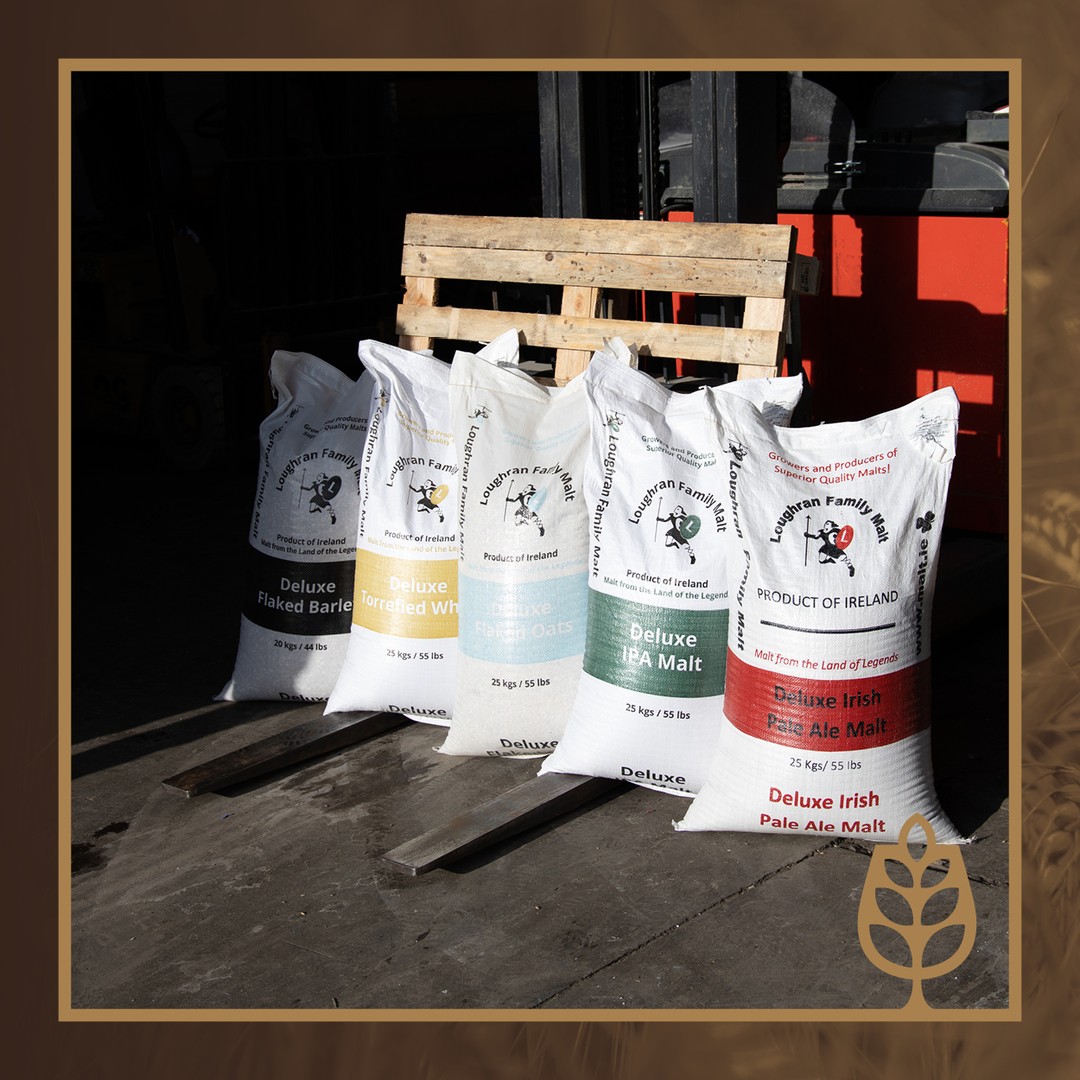At Loughran Brewing Stores we stock all the following varieties of @loughranfamilymalt…
- Pale Ale Malt
- IPA Malt
- Lager Malt
- Torrefied Wheat
- Flaked Barley
- Flaked Oats

For more information on any malts, we stock please do not hesitate to contact us…
IE: fergal@malt.ie
UK: rob@malt.ie

#LagerMalt #wheat #paleale #IPA #lager #oats #flakedbarley #LoughranBrewingStores #LoughranFamilyMalt #Malt #growing #sowing #planting #seeds #farmers #agriculture #barley #springbarley